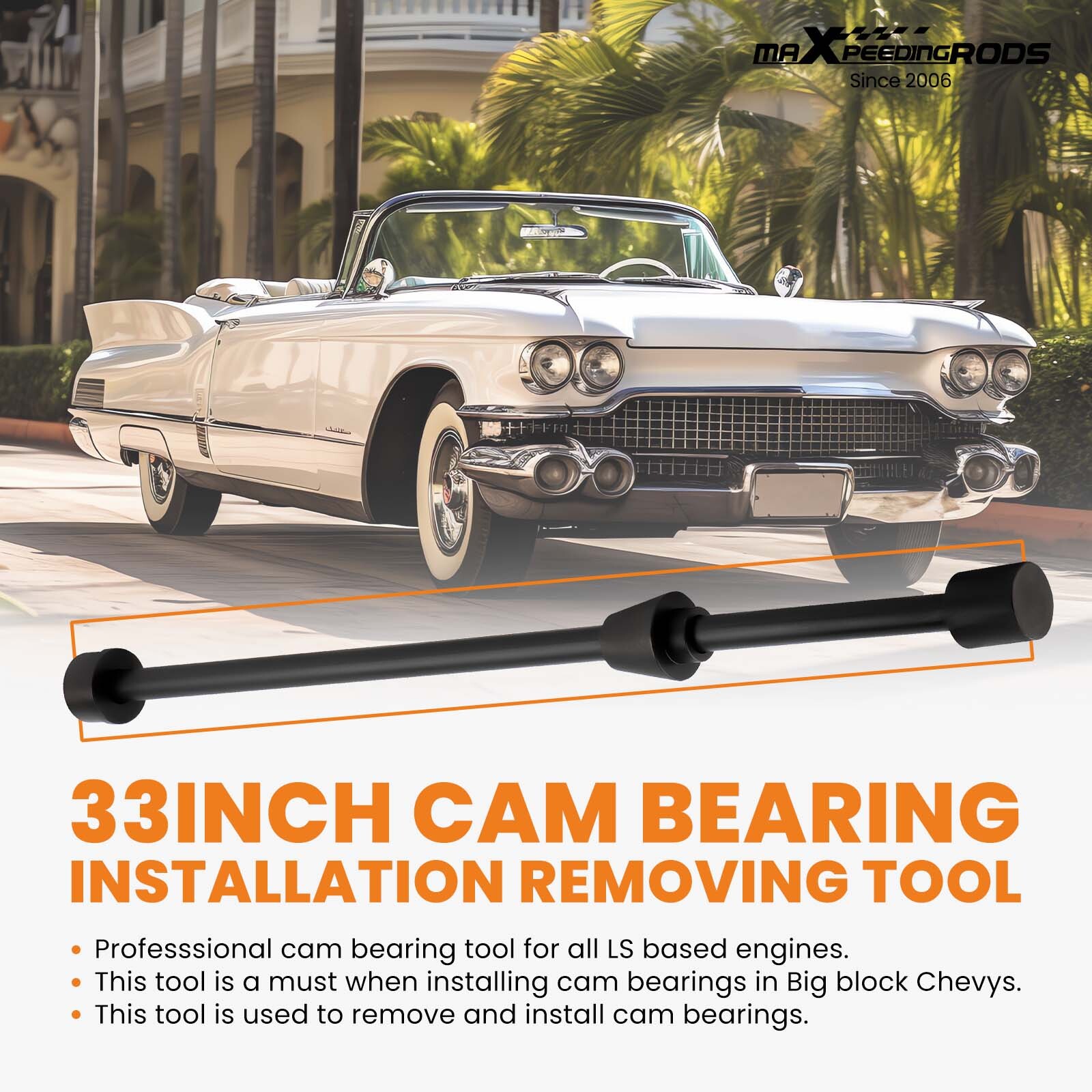 Cam Bearing Installation Removal Tool Assembly for LS Engine LS1 LS2 LQ9 LS3 LS6