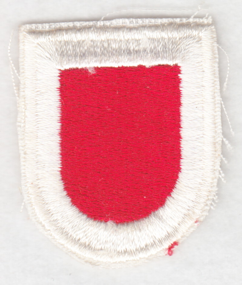 Army Beret Patch:  307th Engineer Battalion - cut edge