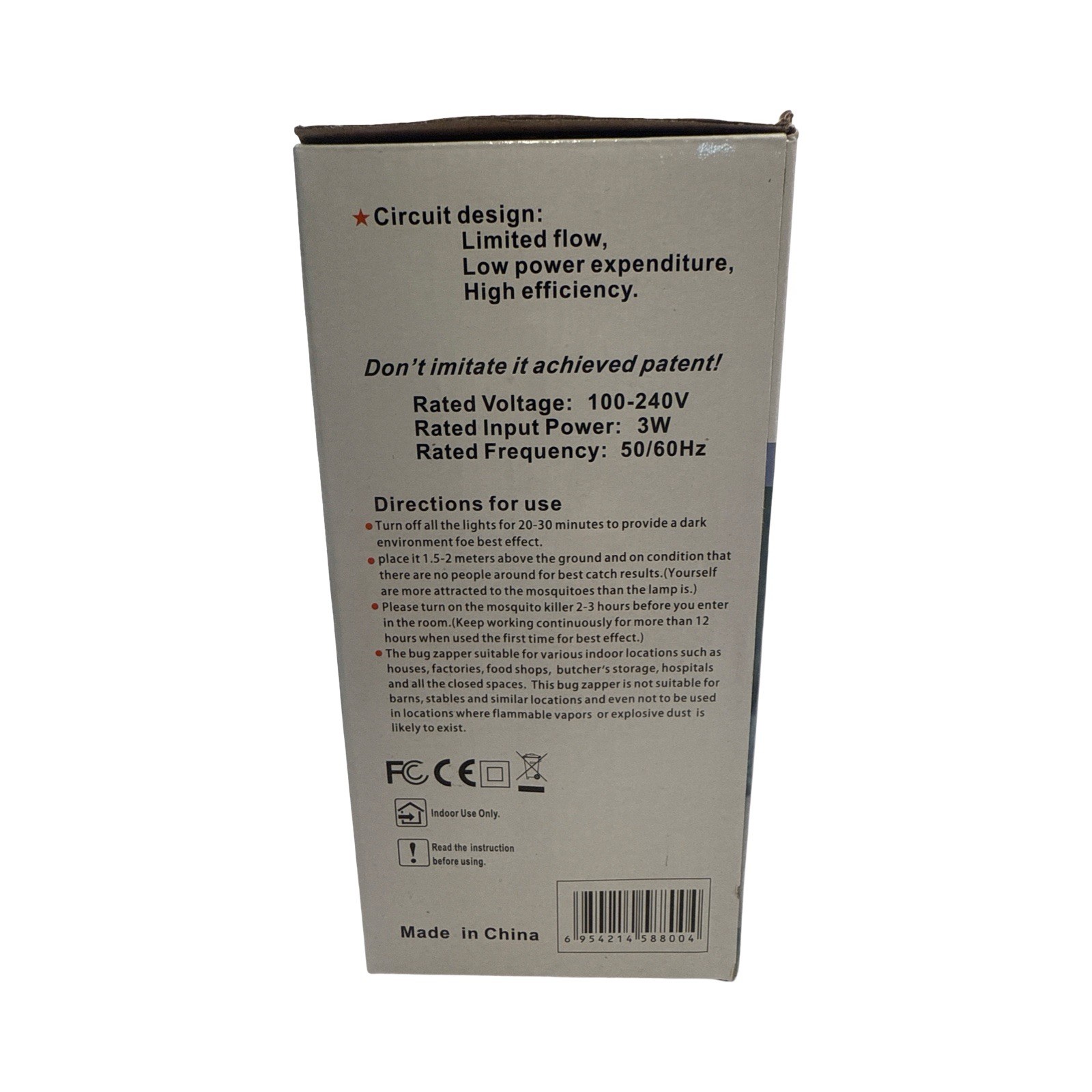 Mos-Quit Photocatalyst Mosquito Killer LF-800 New