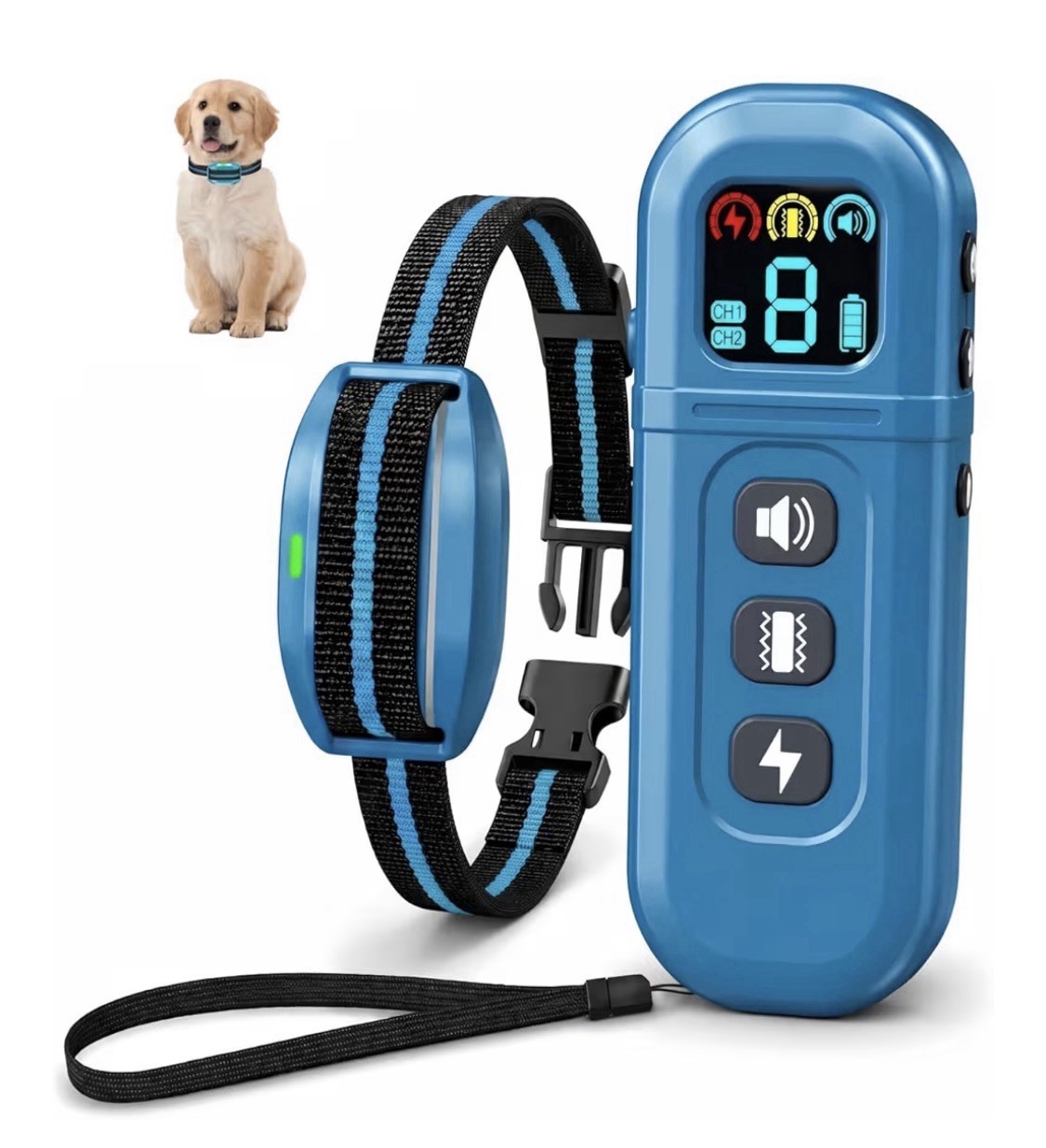 Ultra-Small Dog Shock Collar for 5-30 Pound Small Dogs
