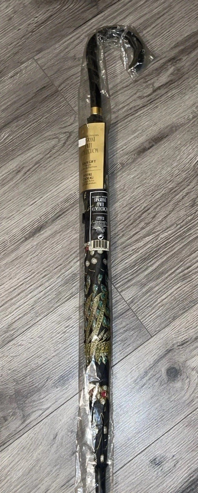 VINTAGE ELIZABETH TAYLOR "FRAGRANT JEWEL COLLECTION" UMBRELLA RARE BRAND NEW