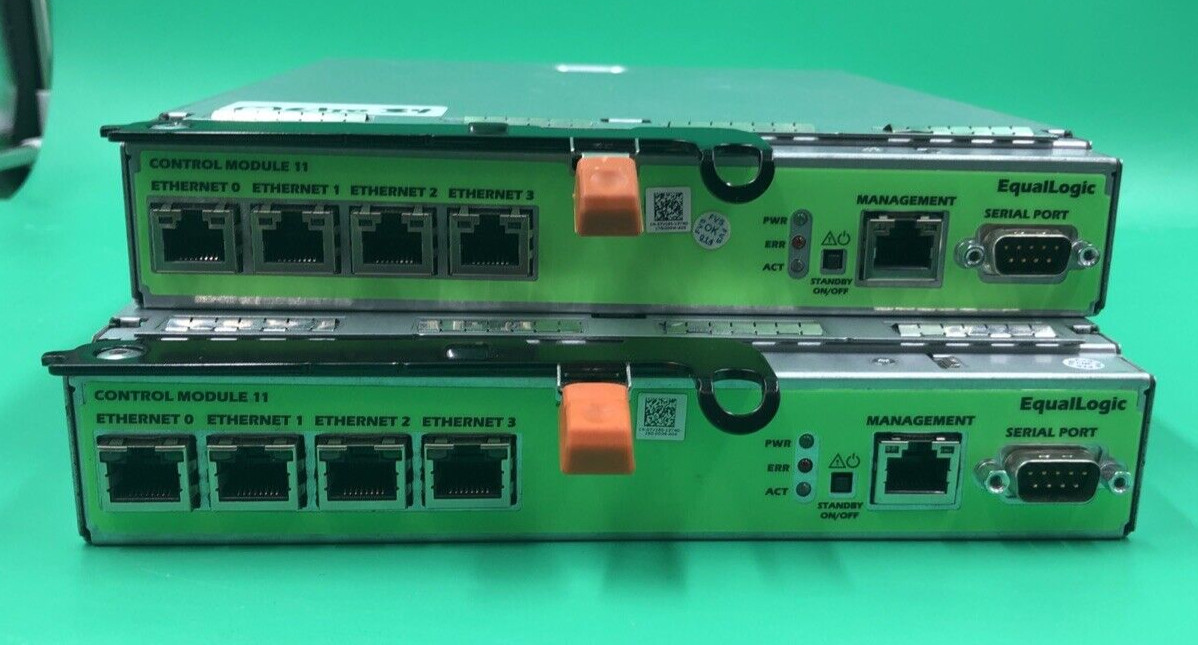 Dell HRT01 EqualLogic Type 11 Controller Module E09M (Lot of 2)