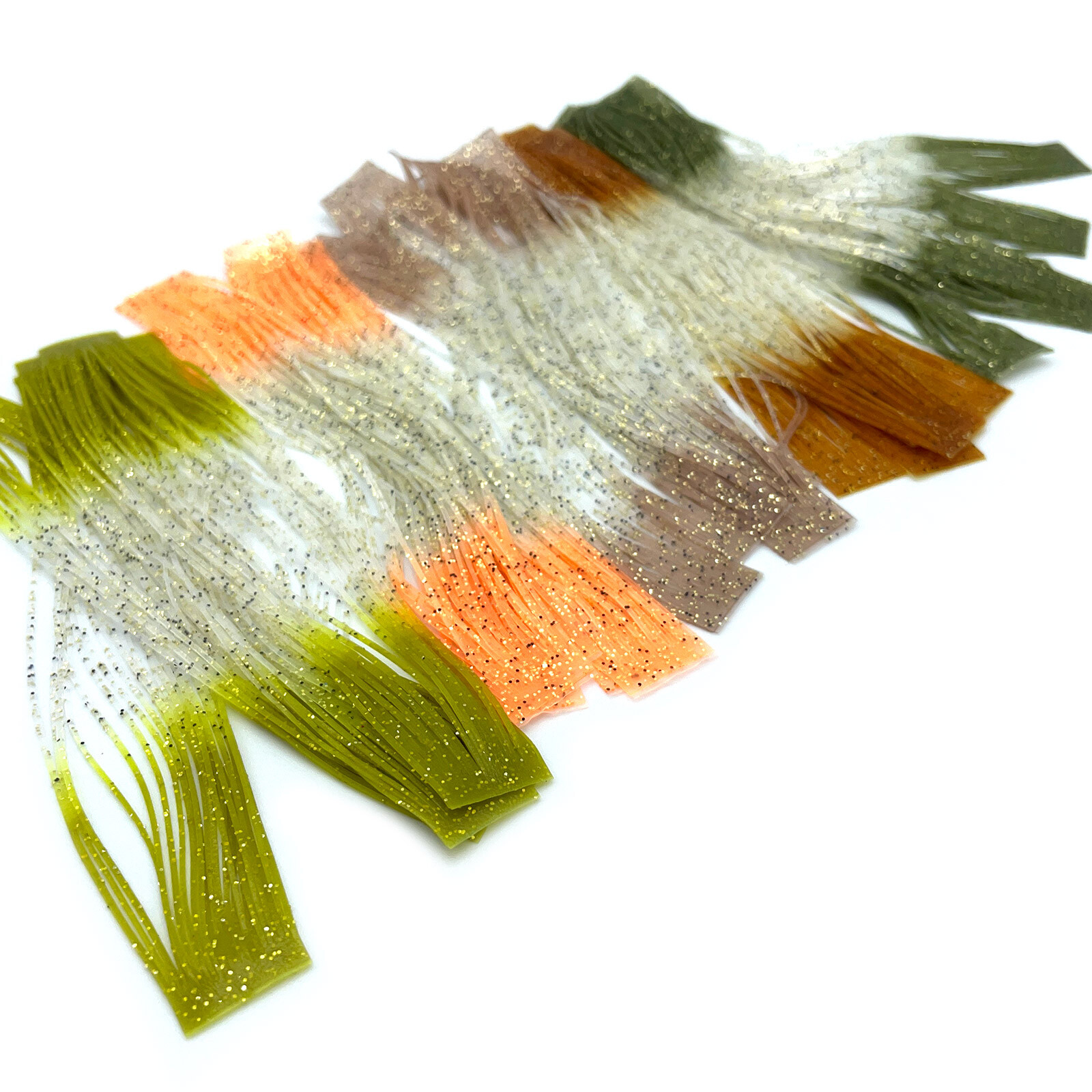 SHRIMPY CRABBY LEGS - Hareline Fly Tying Silicone Rubber Leg Jig Skirt Material