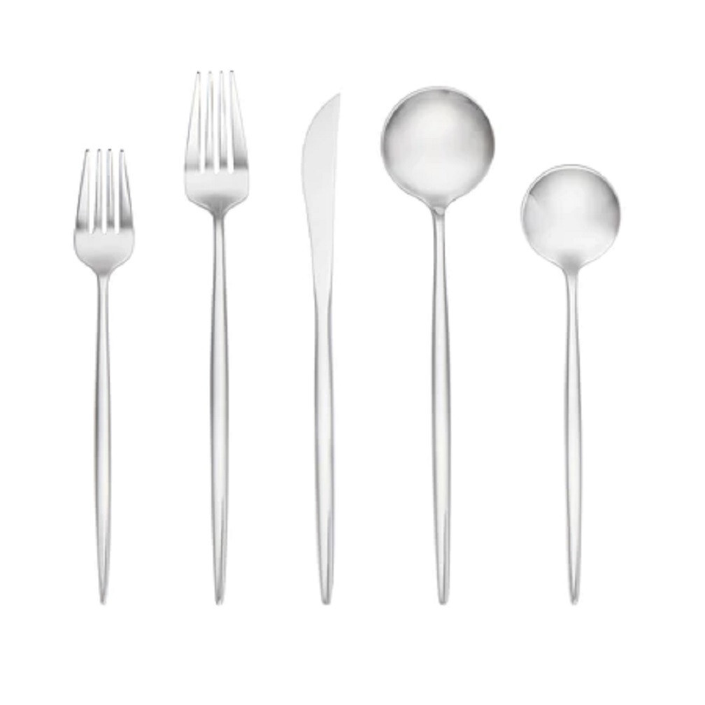 Hampton Silversmiths ZEPHYR MIRROR  Stainless 20pc Flatware (Service for Four)