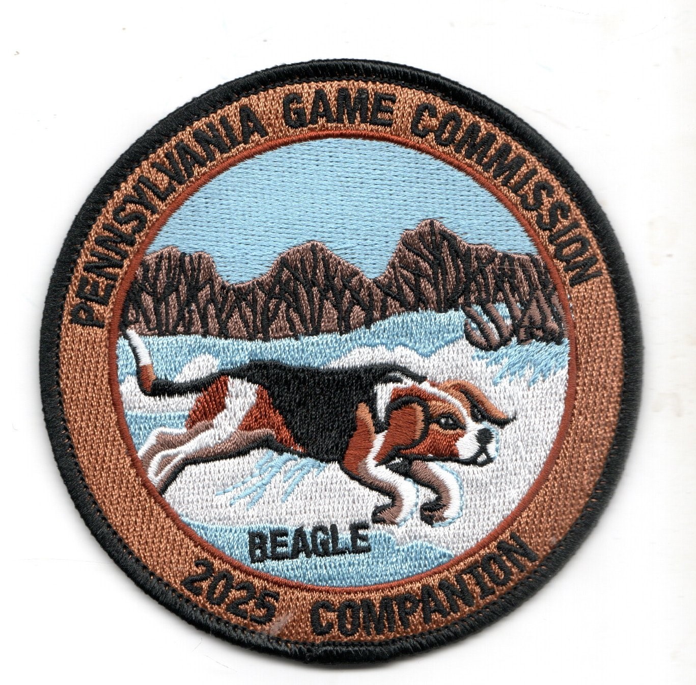2025 PA GAME COMM COMPANION BEAGLE PATCH ORGINAL NEW