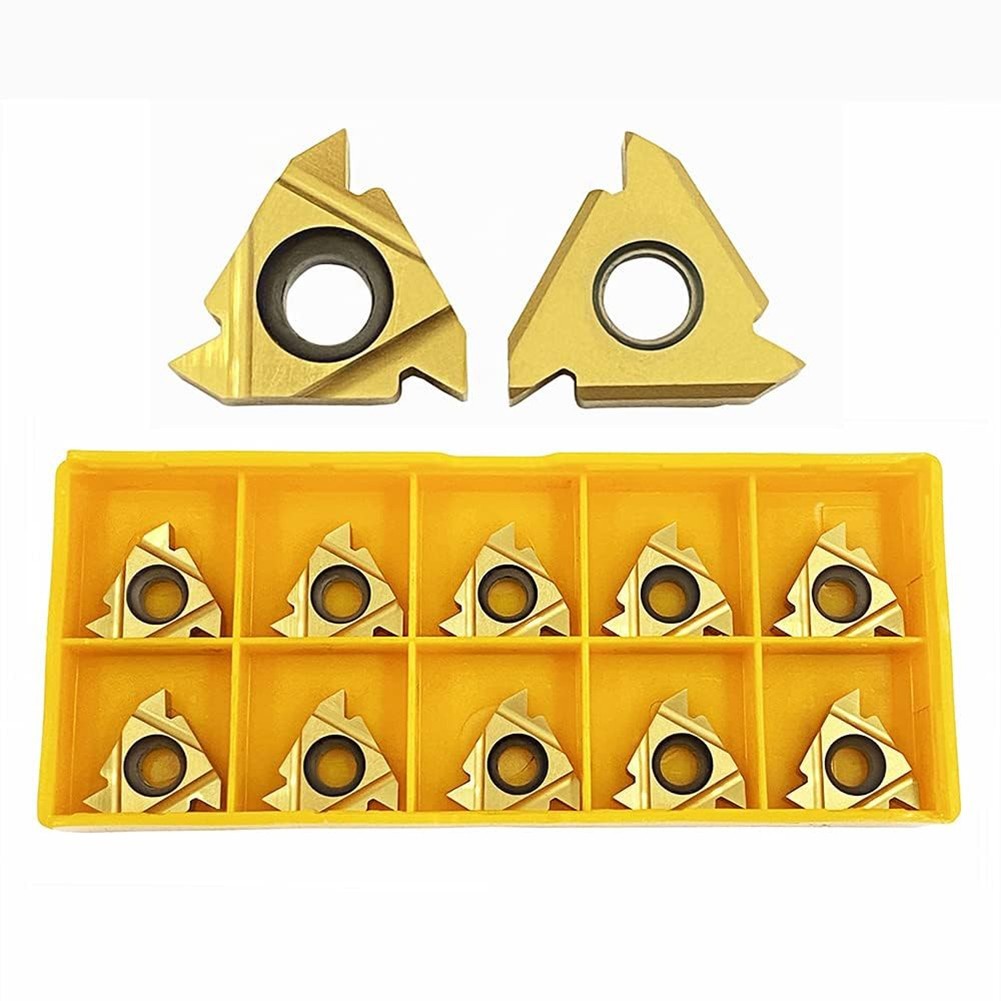 Inserts Pack of 20 High Performance Model 16ER AG60 Compatible with Lathes