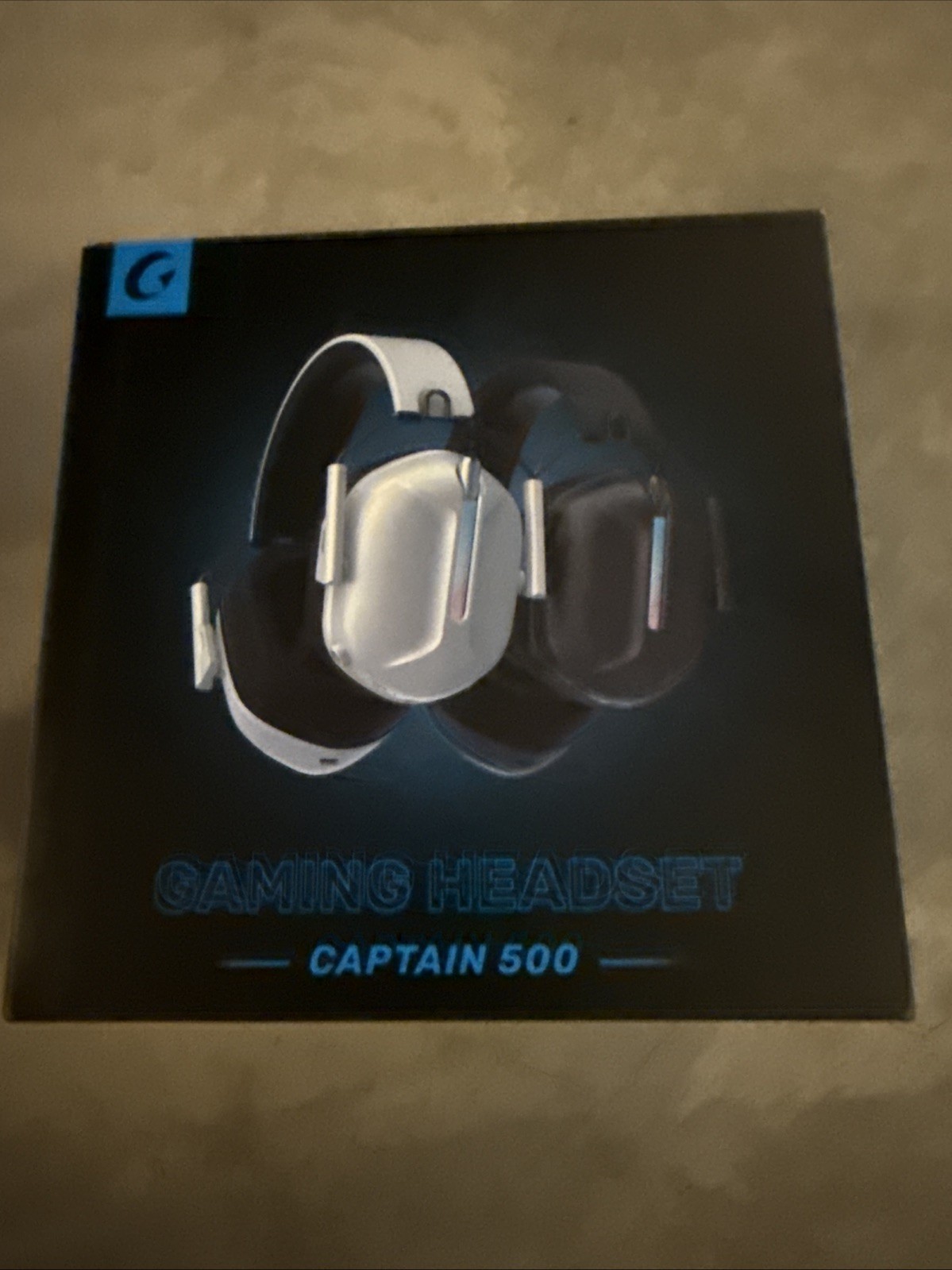 Captain 500 Gaming Headset White Compatible W/PC, iPhone,Switch, PS,Xbox,Tablet