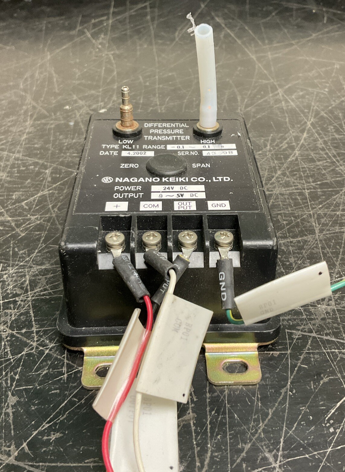 Nagano Keiki Co LTD Type K11 Differential Pressure Transmitter