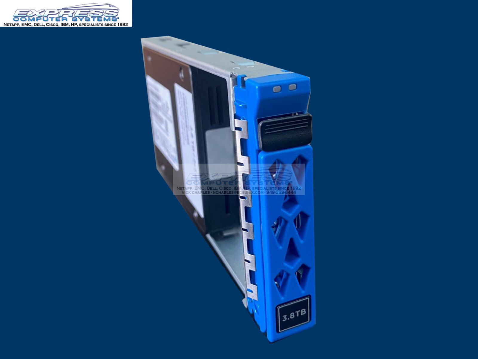 Netapp X4011A 3.8TB NVMe SED SSD A250 A800 NS224 108-000857 X90-4011A