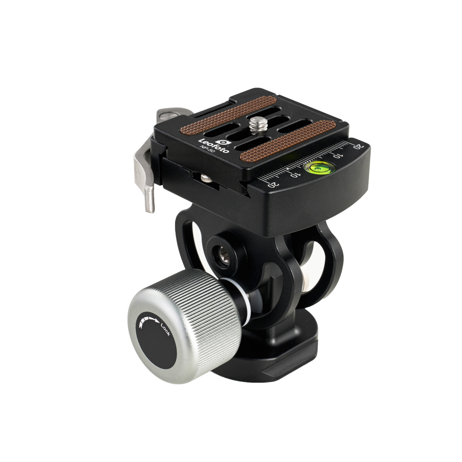 【Leofoto USA】Leofoto VH-10LR 2-Way Monopod Head | Arca Compatible Lever Clamp