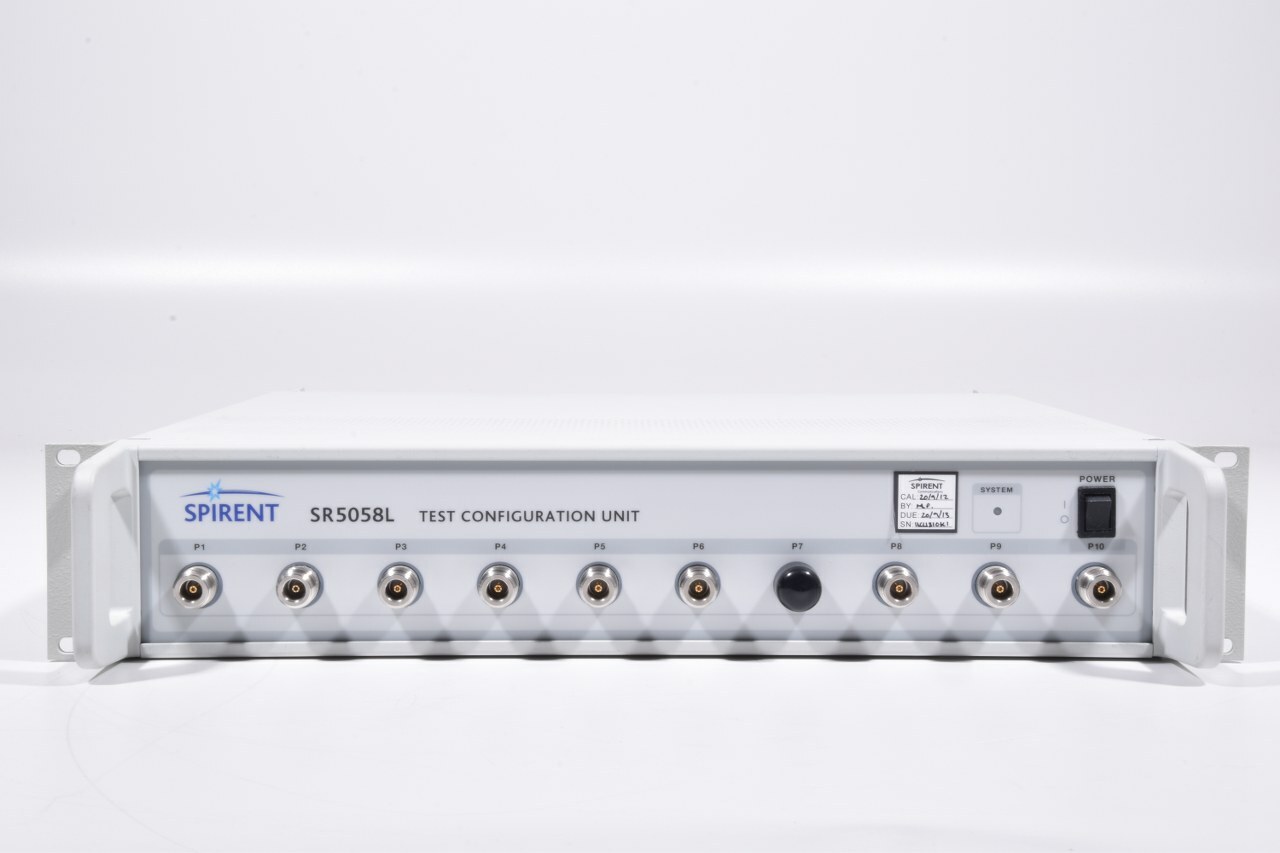 SPIRENT SR5058L Test Configuration Unit SN UCU310K1
