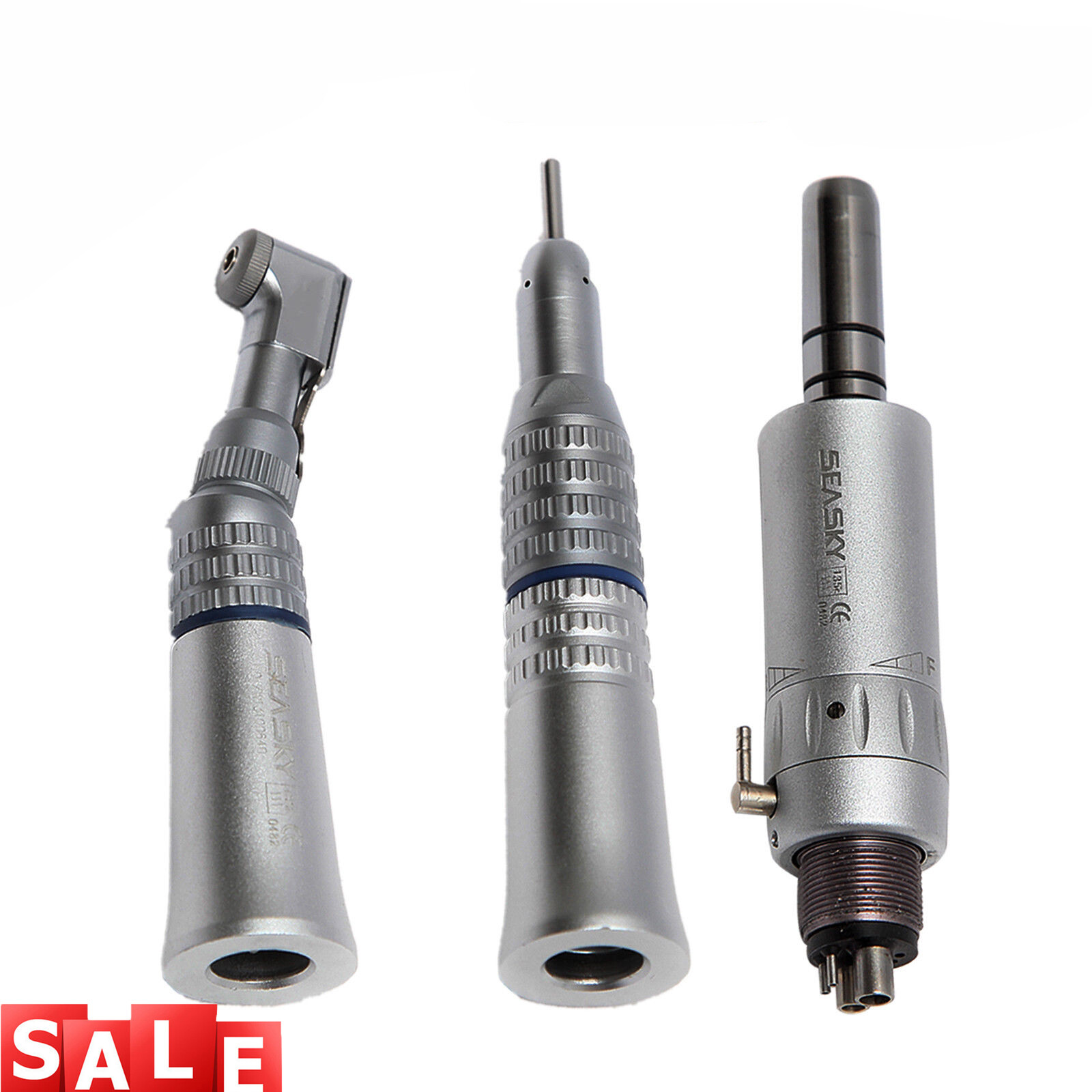 SEASKY Dental Slow Low Speed Handpiece 2/4 Holes E-type Air Motor