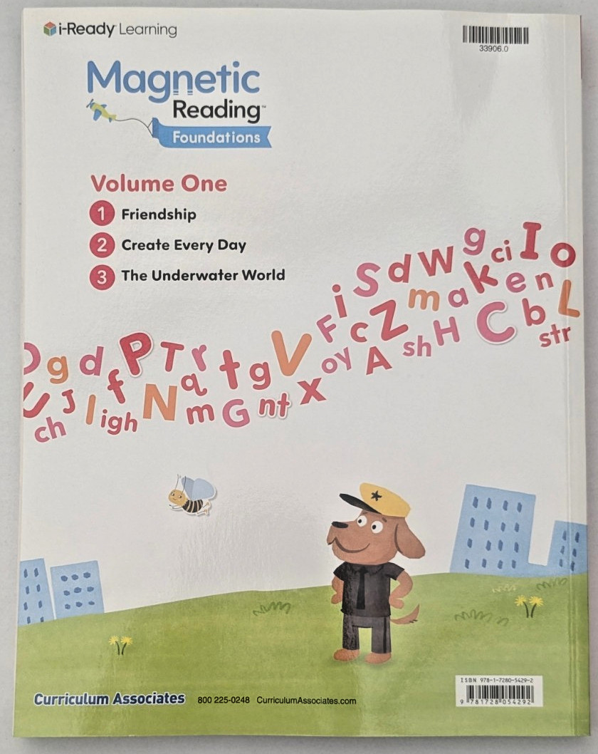(set) I-Ready Learning Magnetic Reading Foundations Grade 1 V.1 and V.2