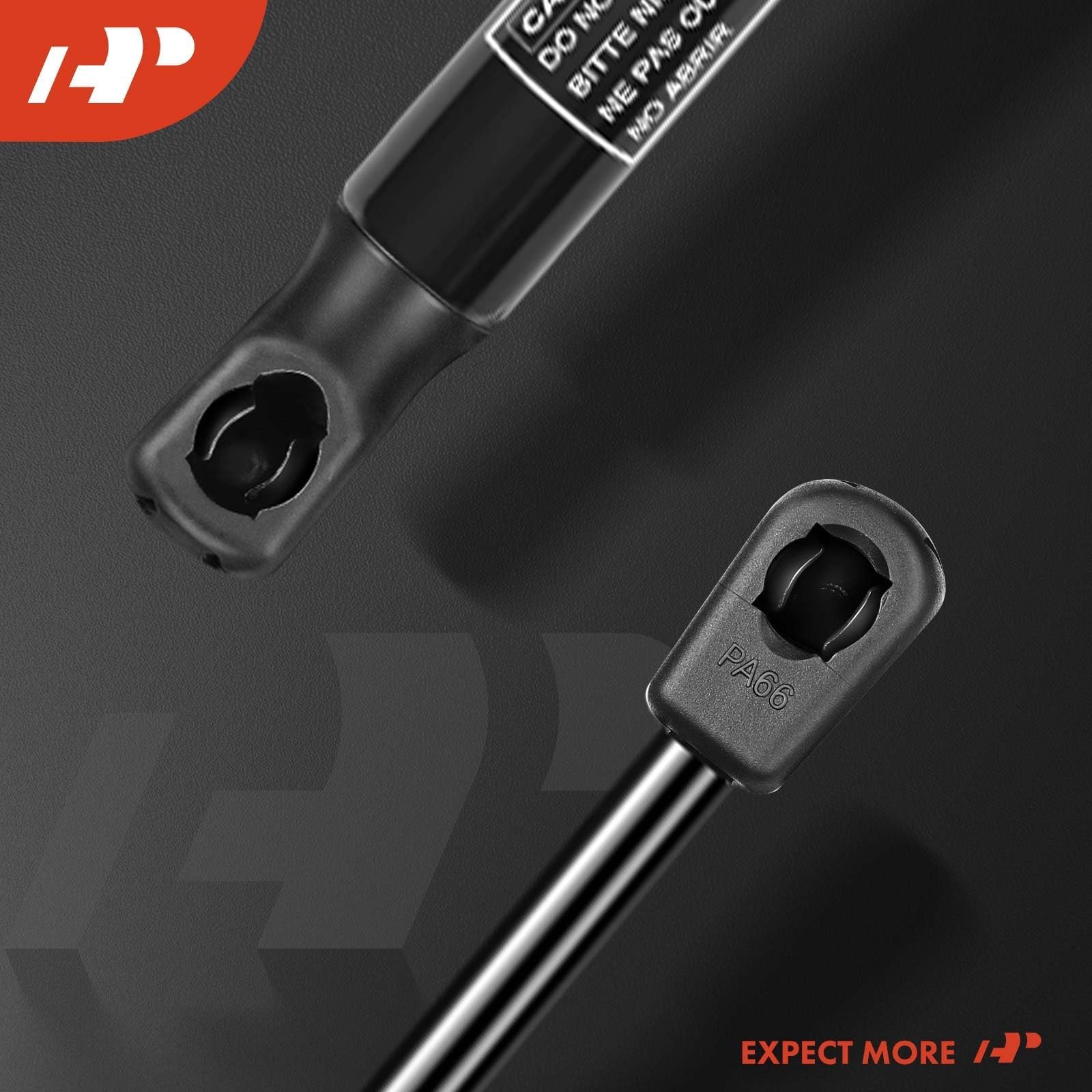Rear Tailgate Lift Supports Shock Struts Compatible with Mini Models - Black