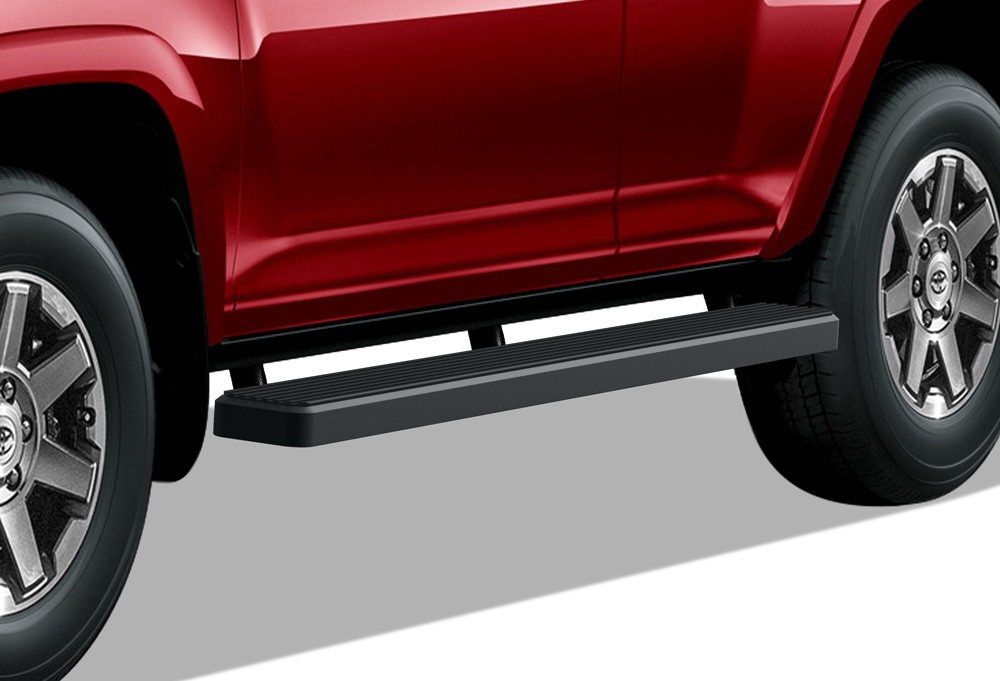 APS Running Boards 6 inches Matte Black Fit 14-24 Toyota 4Runner SR5