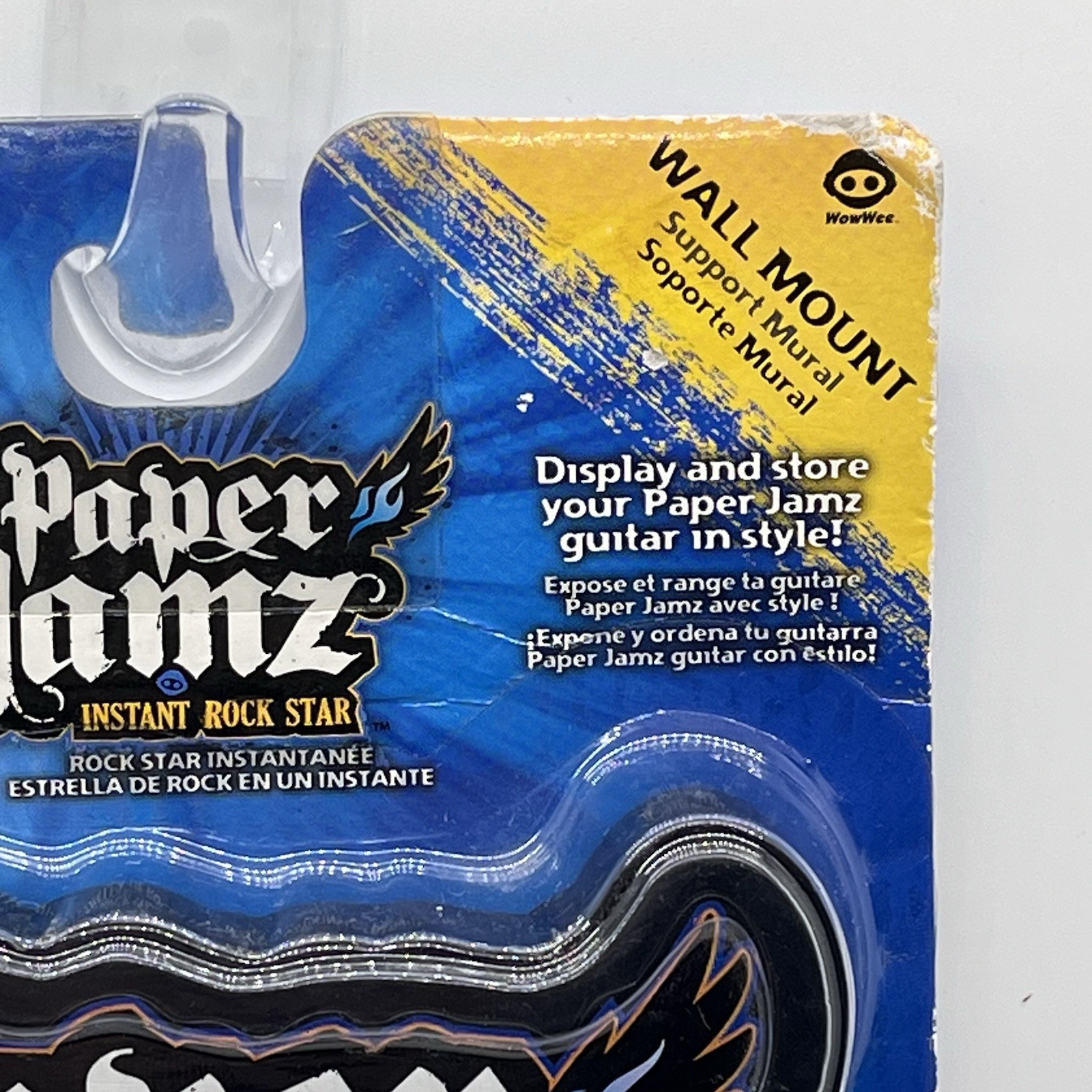 WowWee Paper Jamz Wall Mount Guitar Bracket Display Store