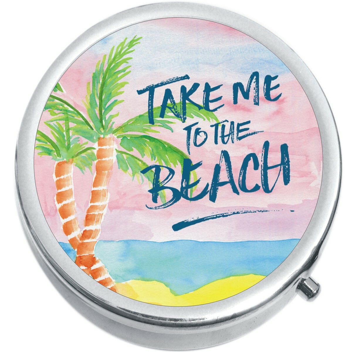Take Me to the Beach Medicine Vitamin Pill Box