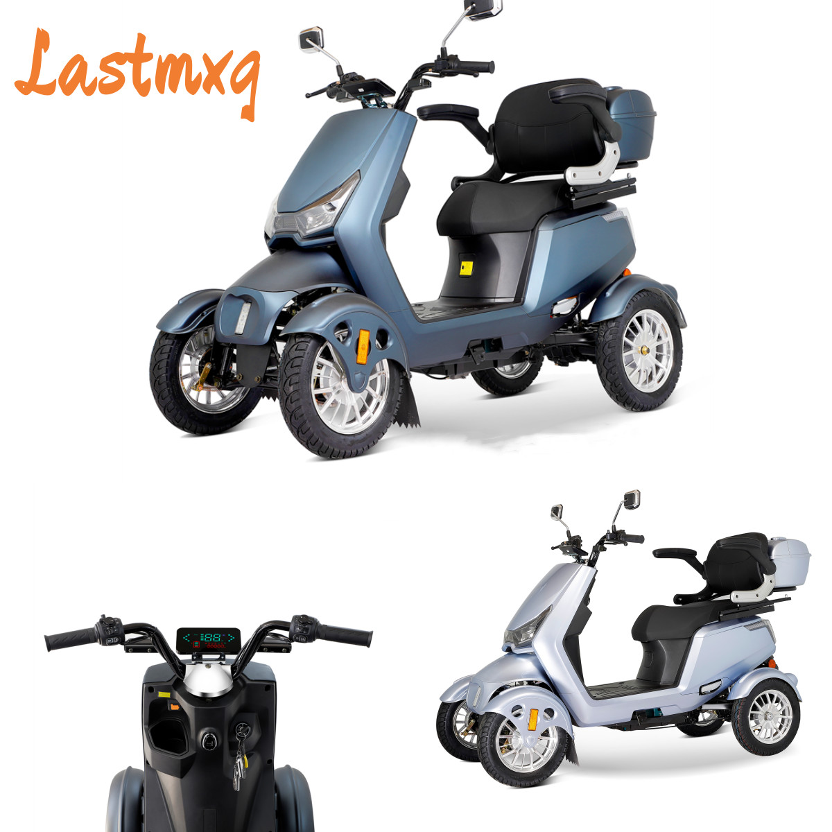 Four-Wheel Travel Mobility Scooter 800W 60V 20AH Battery Motor for Adult Senior