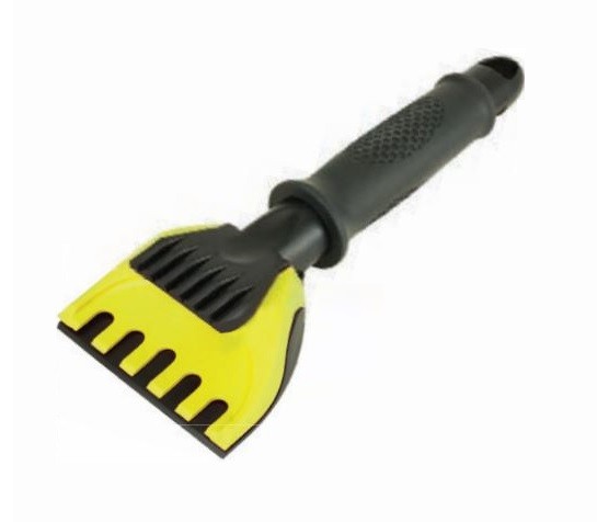 Hopkins MFG 14120Y Ice Scraper/ Snow Brush 11in Length Yellow and Black Single