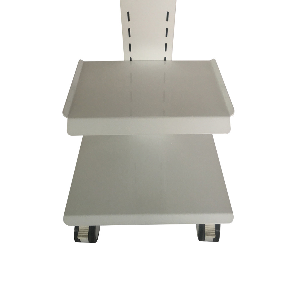 Medical Mobile Dental Trolley Cart Built-in Socket Equipment w/Foot Brake