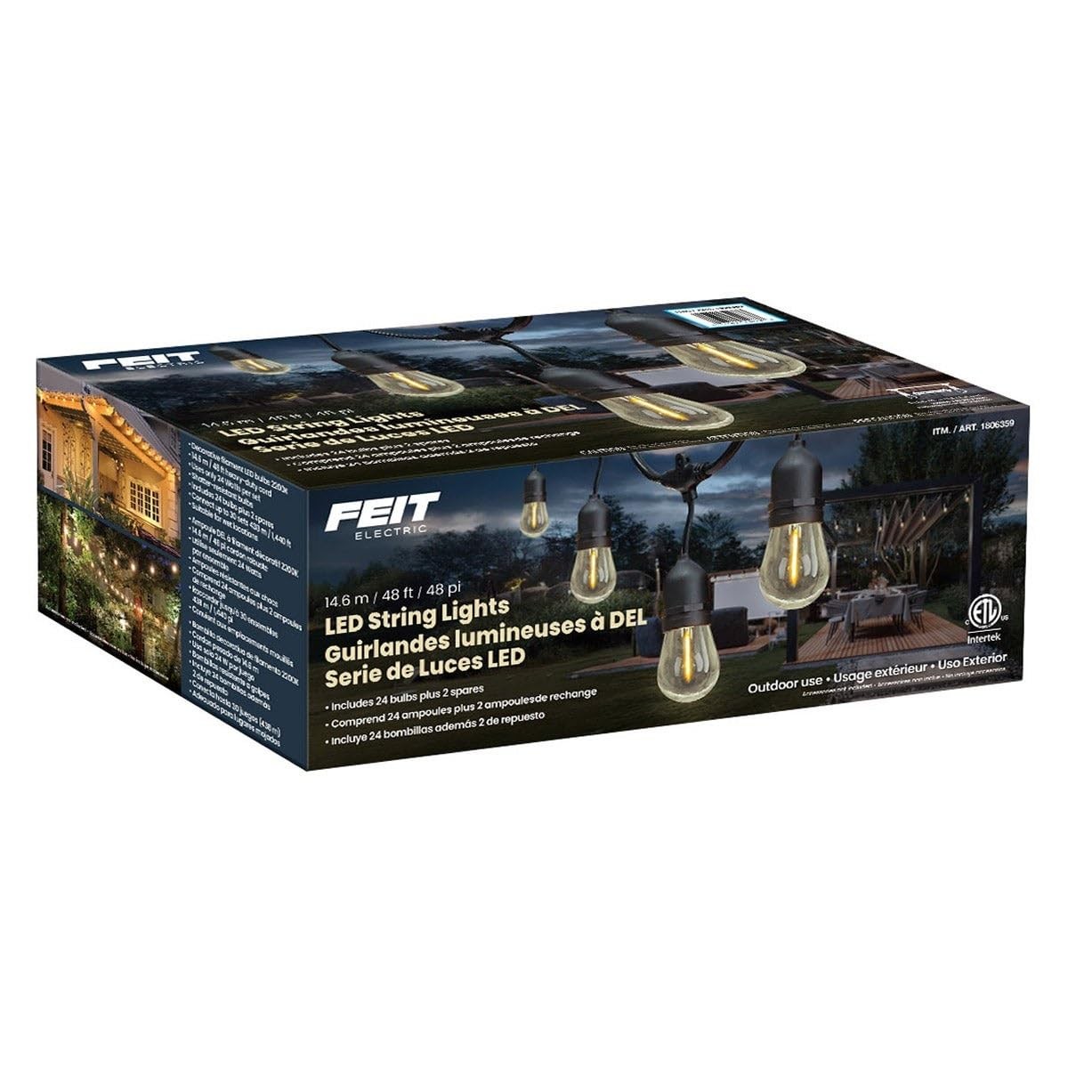 Feit Electric 48 ft. LED string lights