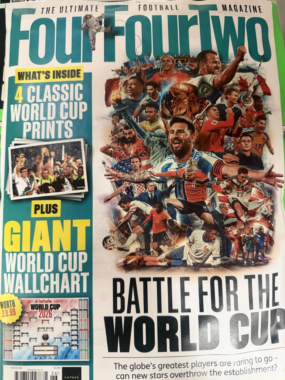 442 Four Four Two magazine Summer 2026 Battle for the World Cup +Giant Wallchart