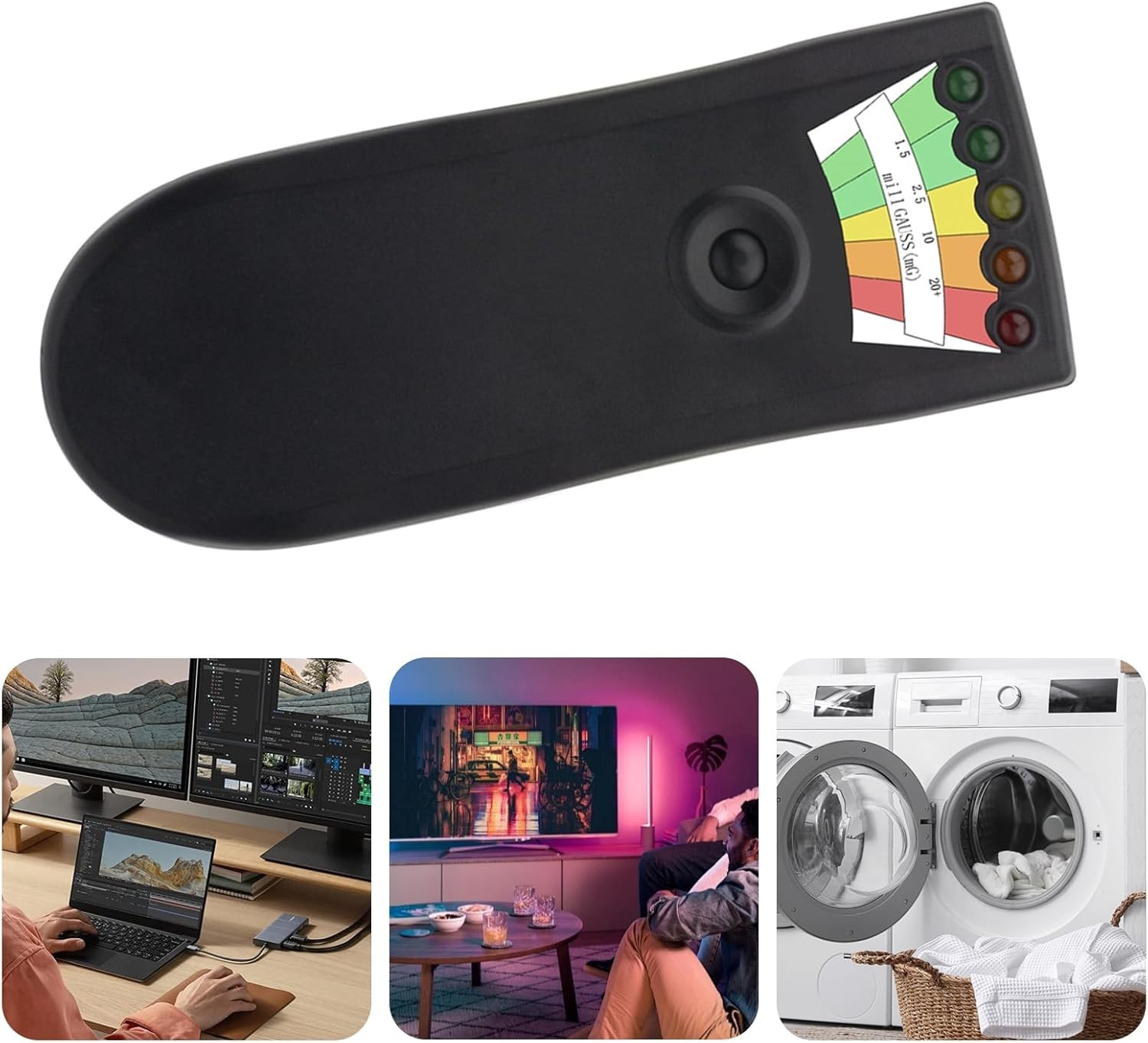 Lightweight Portable EMF Detector for Enhanced Safety & Paranormal Exploration