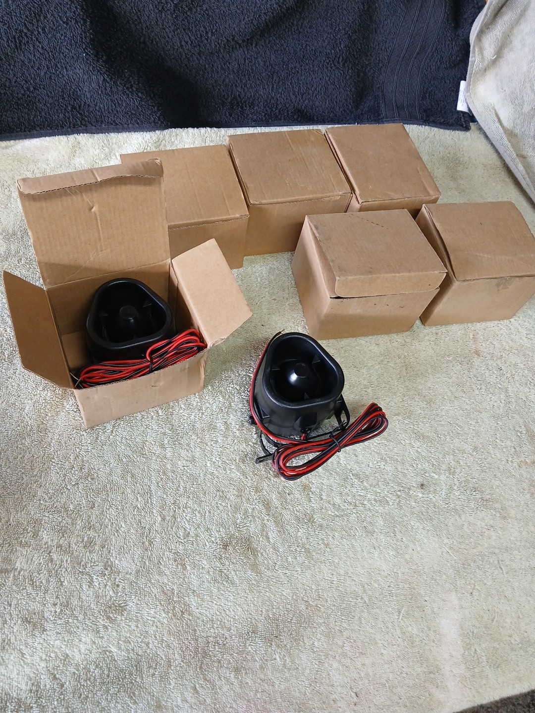 6 New Vehicle/car alarm siren horns