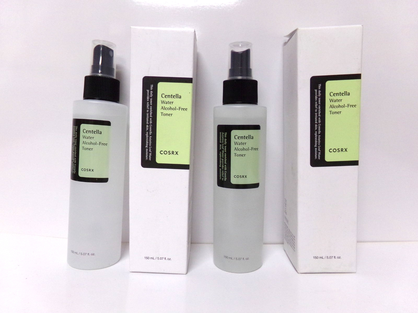2 Bottles of Cosrx Centella Water Alcohol Free Toner 150ml 5.07oz EXP 7/2026