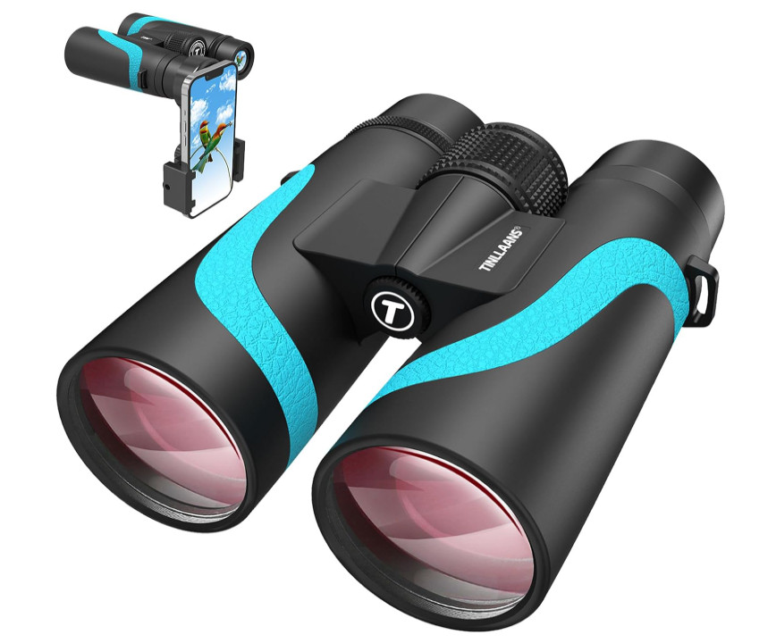 Binoculares 15x55 UHD para adultos, alta potencia y gran campo de visión, imperm