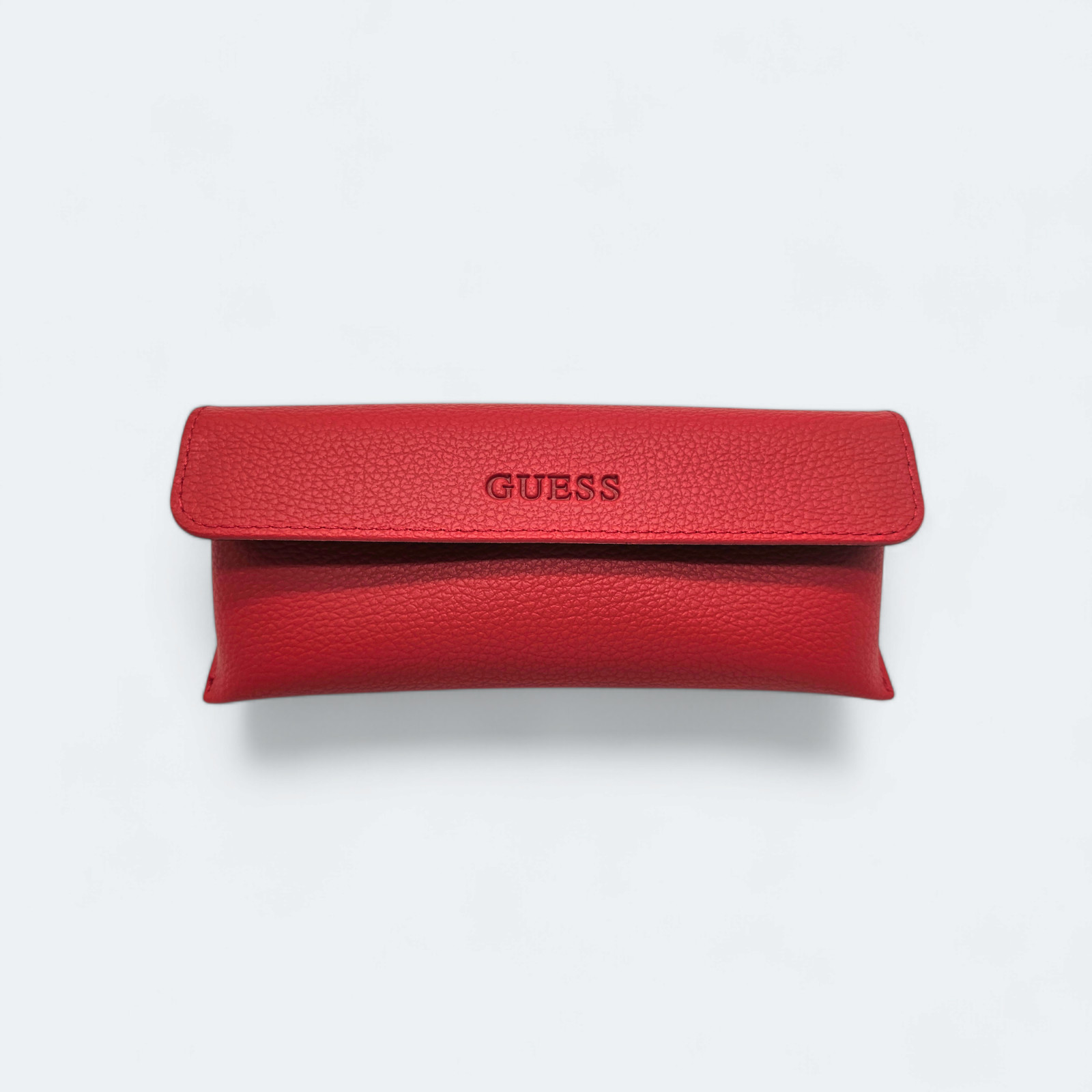 New GUESS Red Authentic Eyeglasses Sunglasses Case