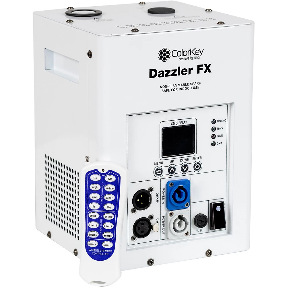ColorKey Dazzler FX MKII 2-Pack Bundle w/ Road Case White