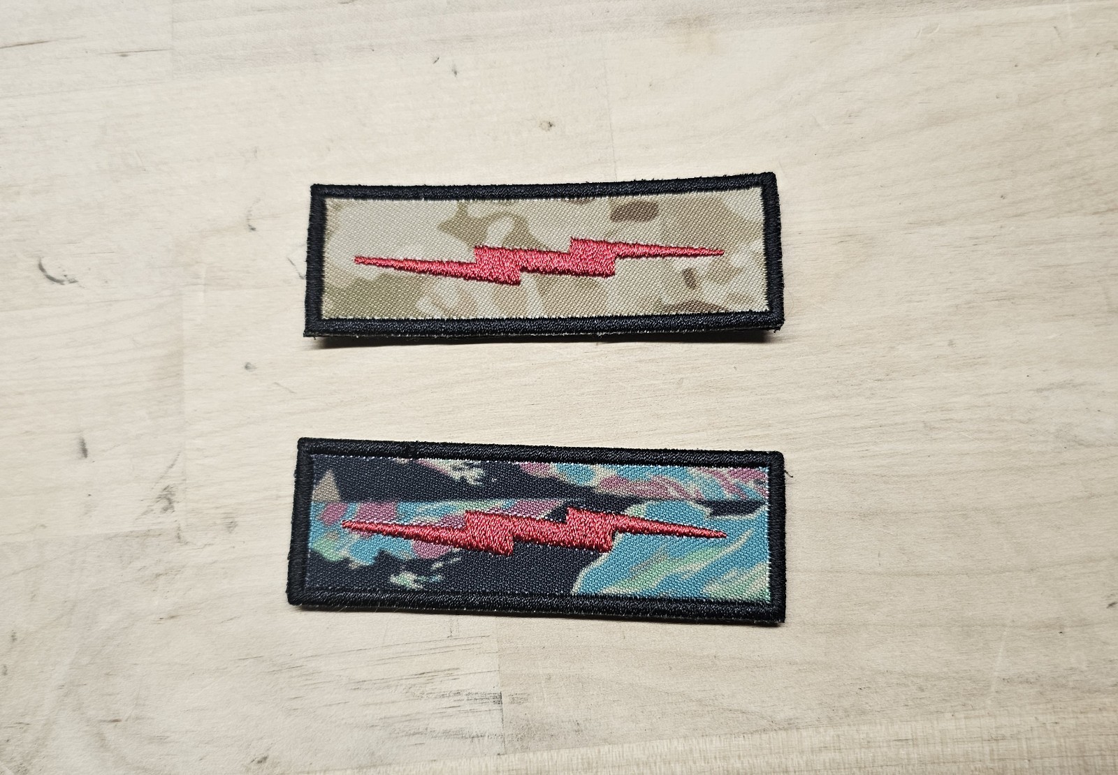 INFRARED GROUP Camo  EMBROIDERED BOLT STRIP PATCH  TAB WRMFZY FOG