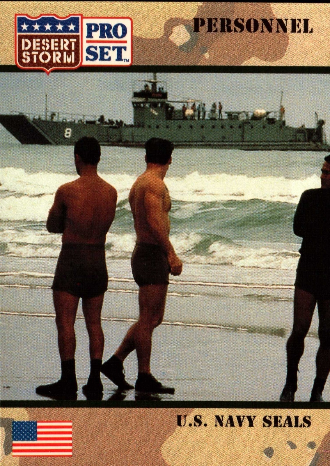 U.S. Navy Seals Desert Storm 1991  Pro Set #127 Card