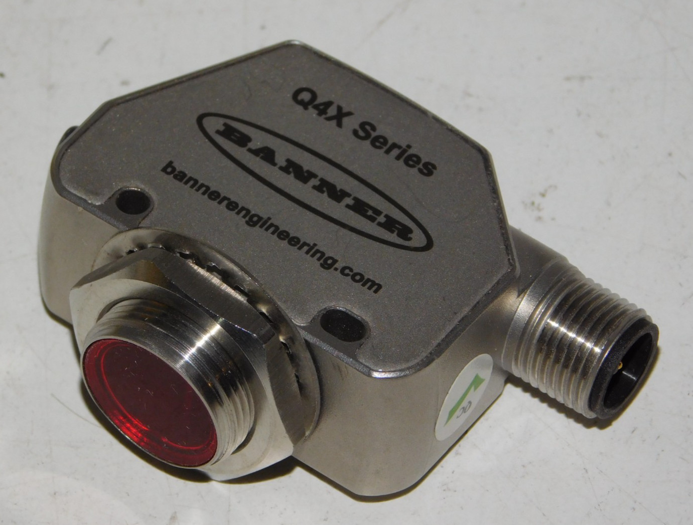 Banner Q4XTILAF300-Q8 94797 Q4X Laser Ranging Displacement Distance Sensor Unit