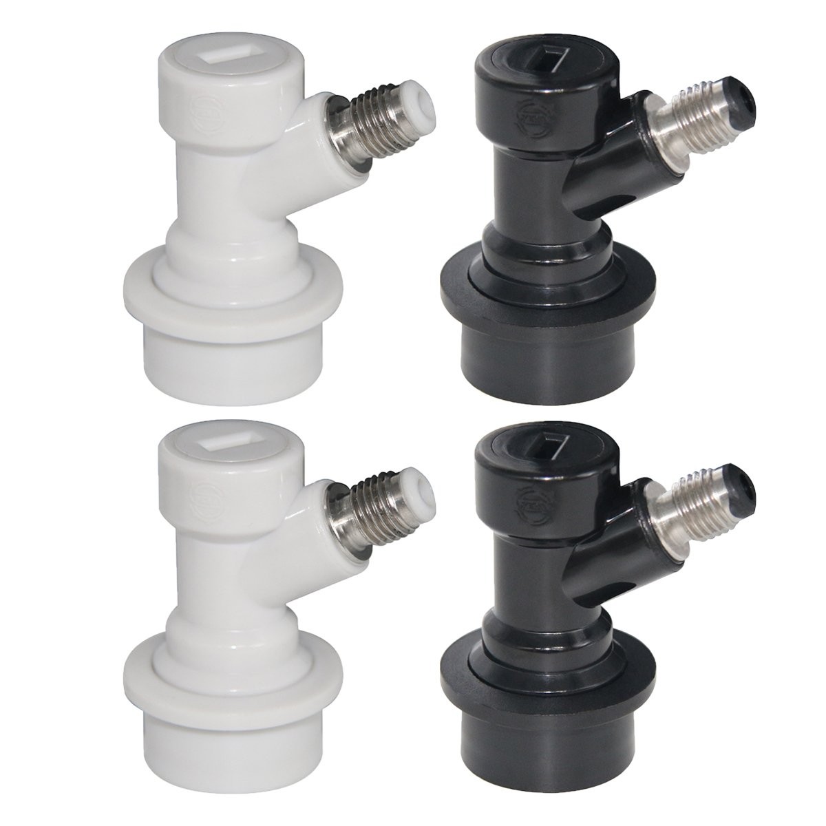 Ball Lock MFL Quick Disconnects for Gas & Liquid - 2 Pair Set