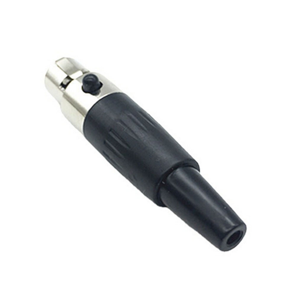 2PC Mini XLR 4-Pin For Shure Wireless Headset Lapel Microphone Mic Connector