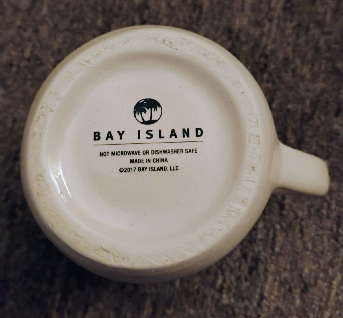 Bay Island 2017 Snowman Ceramic Mug