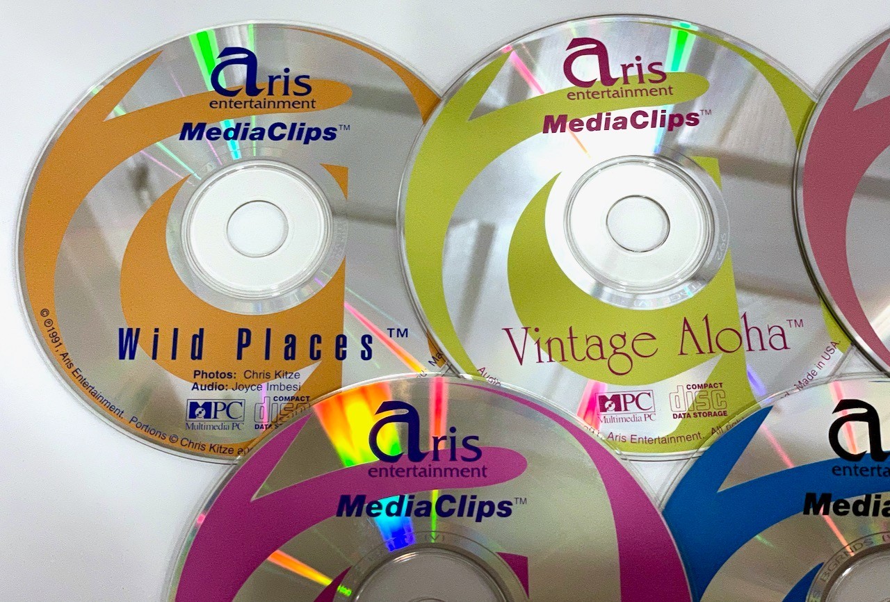Aris MediaClips - 5 CD-ROMs for Windows/Mac from 1991-1994