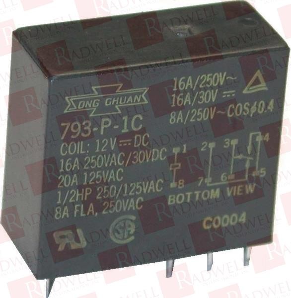SONG CHUAN 793-P-1C-F-12VDC / 793P1CF12VDC (BRAND NEW)