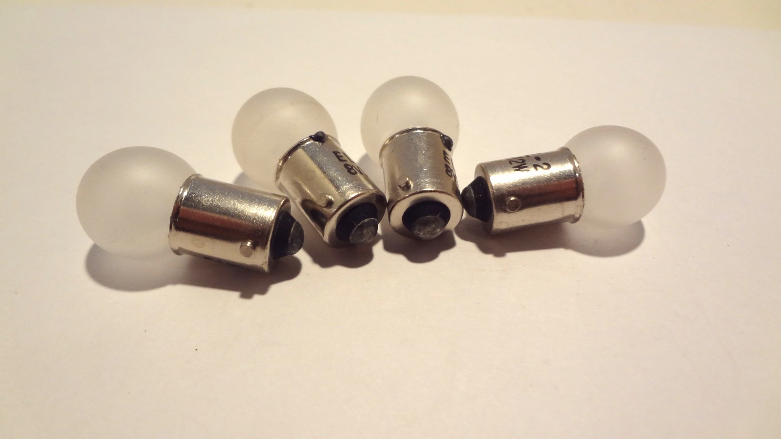 UNITRON BULB EL-2 LOT OF ( 4 ea) 8 VOLT 12 WATT MINATURE FROSTED *NEW*