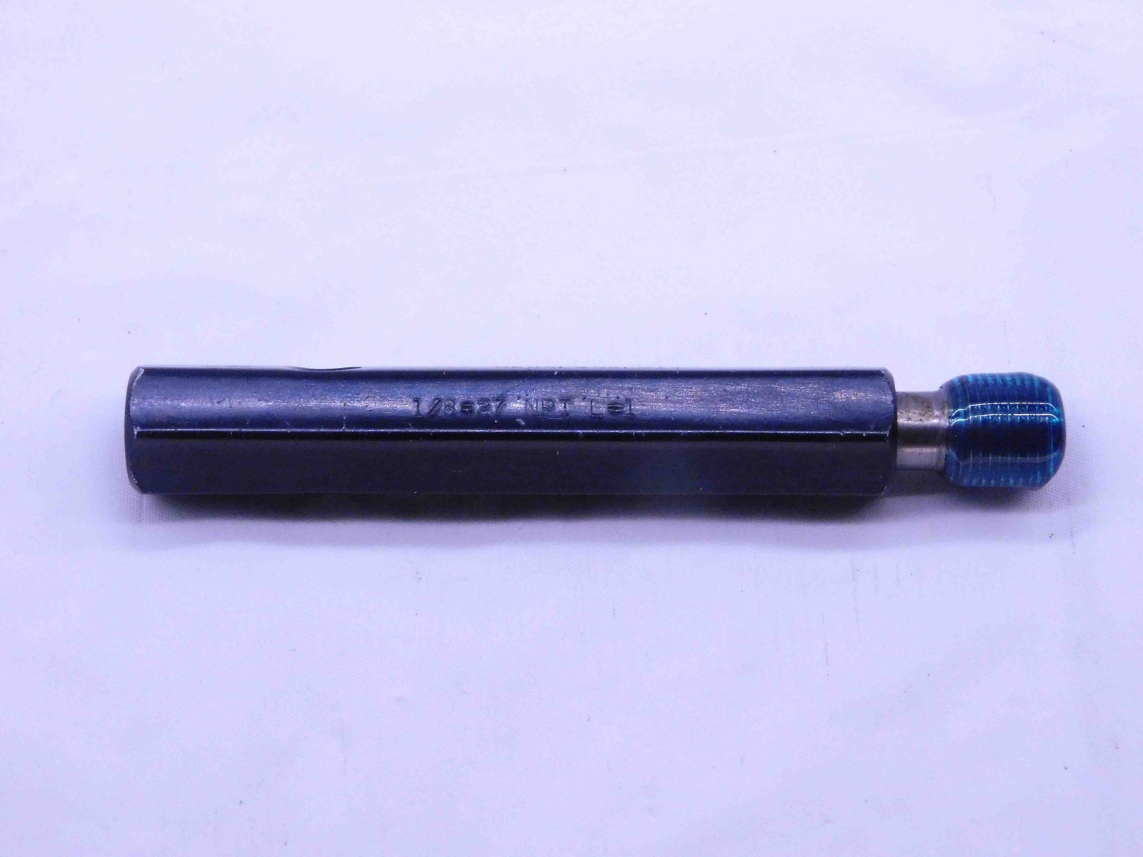 1/8 27 NPT L1 PIPE THREAD PLUG GAGE .125 .1250 N.P.T. NATIONAL TAPER INSPECTION