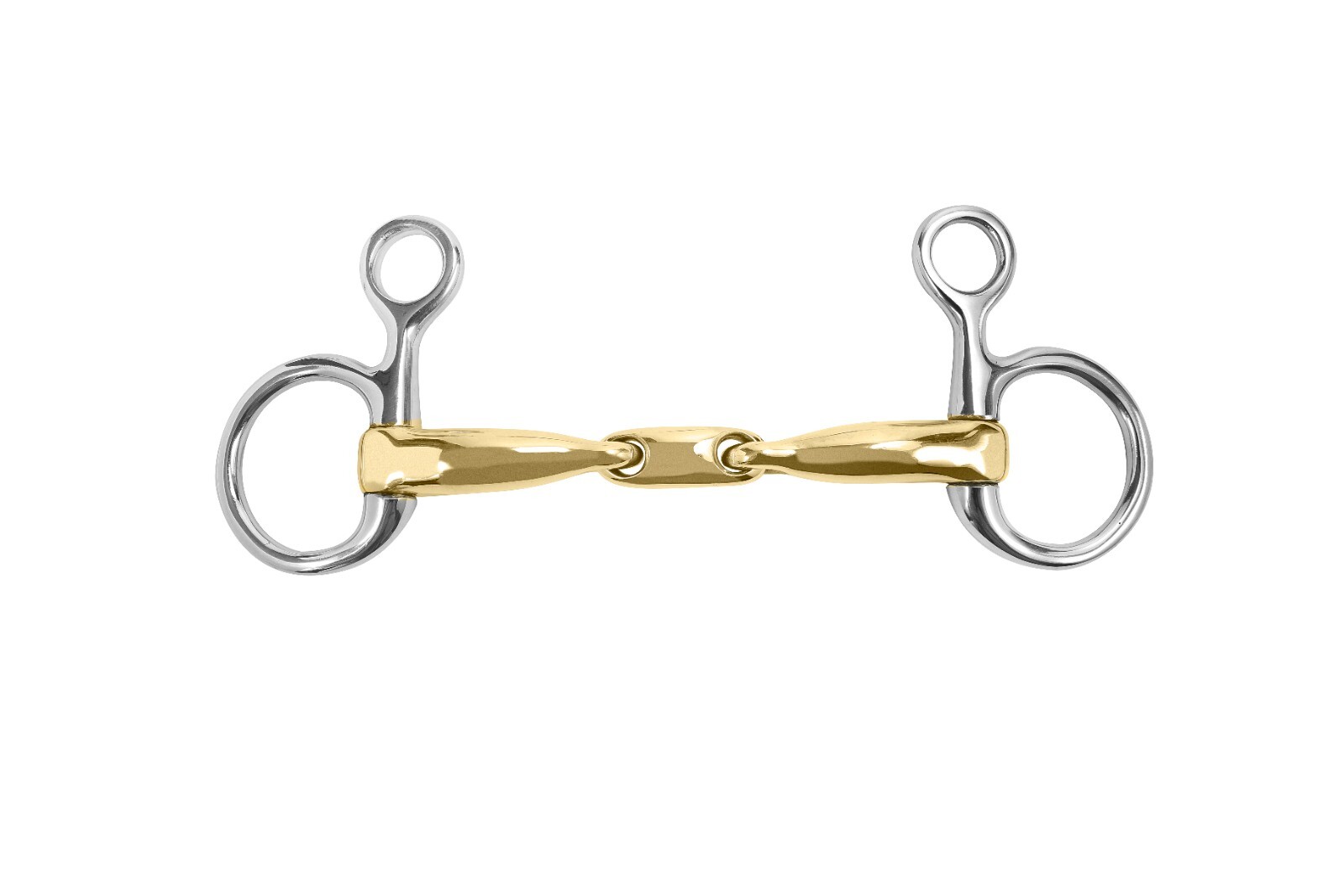 M. Toulouse Sanft Curved Mouth Baucher Snaffle Bit w/ Lozenge 16mm (Var. Sizes)
