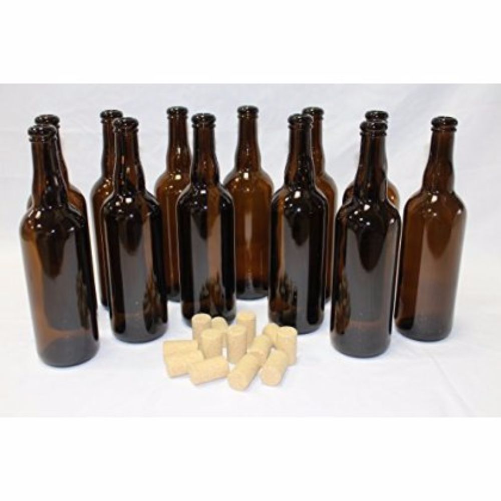 Belgian Beer Bottles (750 ml) With 100 Corks