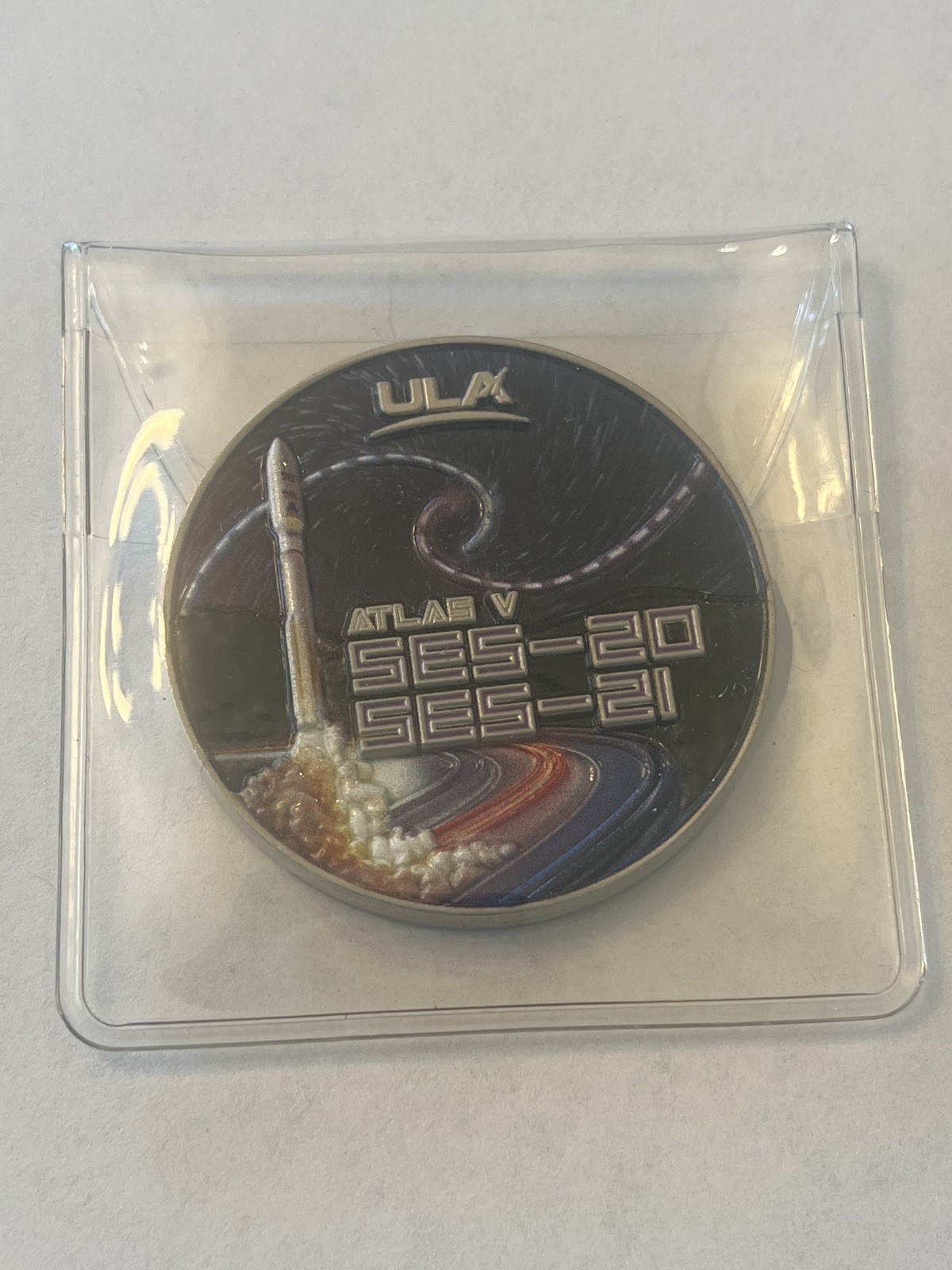 ULA Atlas V SES-20 / SES-21 Mission Coin 10/05/2022 Communications Satellites