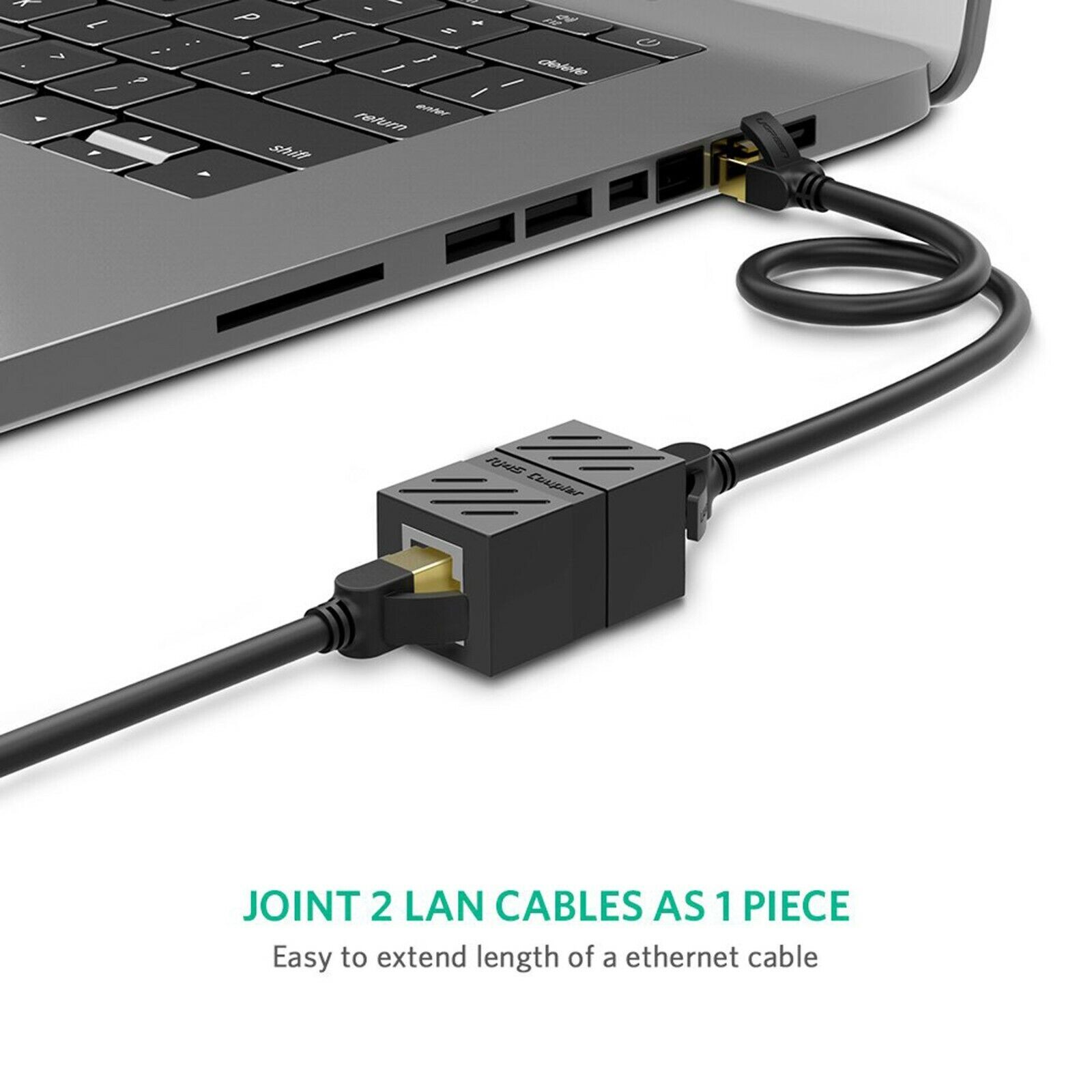 RJ45 Inline Coupler Cat6/Cat5e Ethernet Network Cable Extender Connector lot