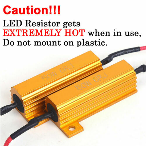 3157RESISTENCIAS LED ERROR 6OHM 50W PARPADEO INTERMITENTE para Ford Expedition