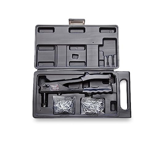 Arrow RL100K Rivet Tool Kit - Manual Riveter Set for Value - Black