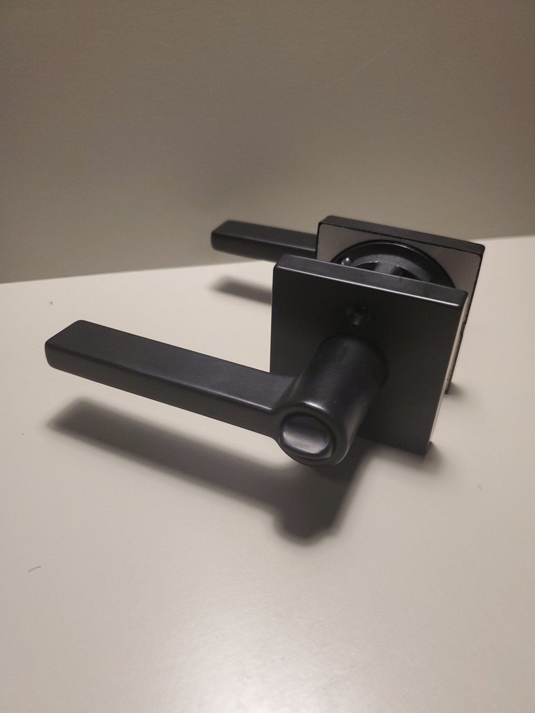 Kwikset Entry Door Set 1-Cylinder Matte Black 740HFL SQT 514 SMT 6AL Smart Key