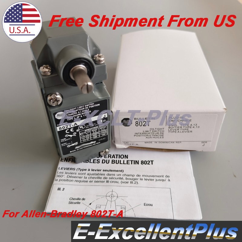 1PCS New For Allen-Bradley 802T-A 802TA Oil Tight Metal Rotary Limit Switch USA